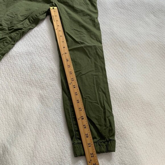 5/$25 Carter's olive green fleece lined tapered elastic waist pants joggers - Picture 7 of 7